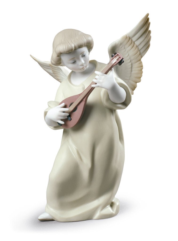 010 - 09185 - LLADRO® Figur »ENGEL MIT MANDOLINE - 21 cm« 01009185