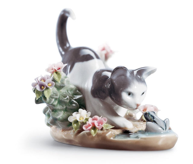010 - 01442 - LLADRO® Figur »Katze mit Frosch« 01001442