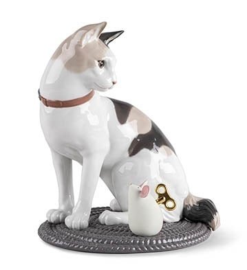 010 - 09547 - LLADRO® Figur »Katze und Maus Spiel - 33cm« 2021 01009547