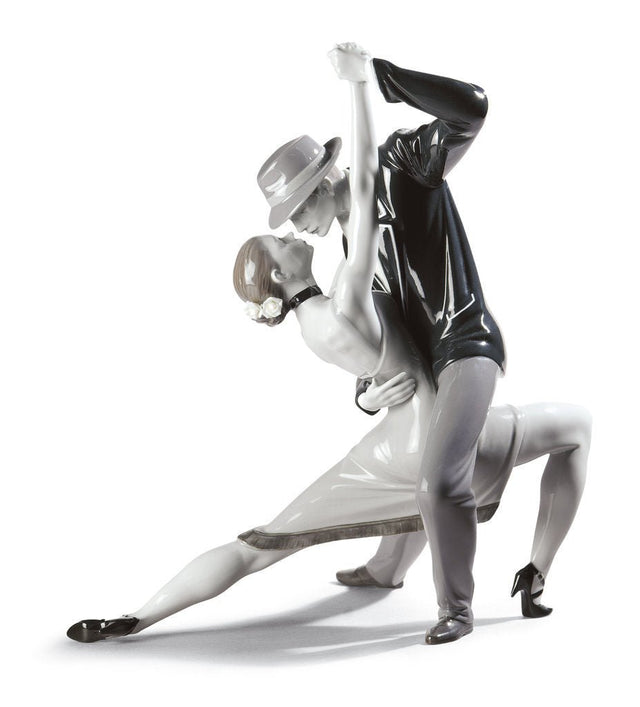 010 - 09140 - LLADRO® Figur »Leidenschaftlicher Tango - Schwarz - limitiert auf 3.000 Stück« 37 cm 01009140
