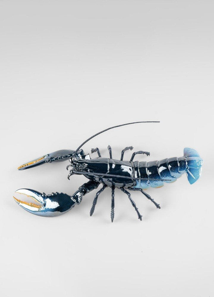 010 - 09693 - LLADRO® Figur Lobster Sculpture blau 13x45x22cm 01009693 2023