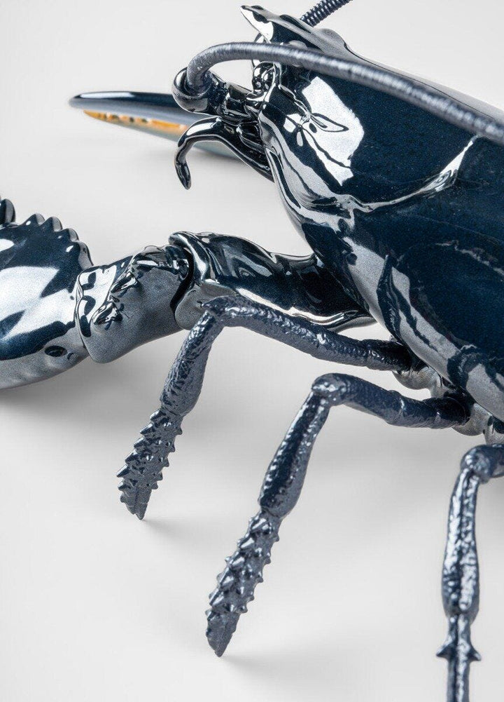 010 - 09693 - LLADRO® Figur Lobster Sculpture blau 13x45x22cm 01009693 2023