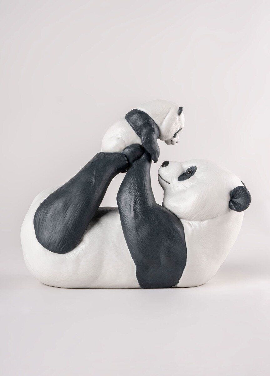 010 - 09685 - LLADRO® Figur Mama Panda 25x30x16cm 01009685 2023