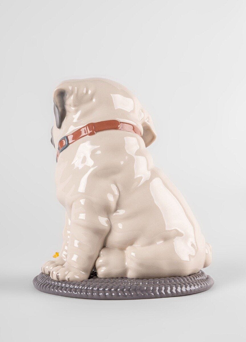 010 - 09689 - LLADRO® Figur Mops Puppie Pug Skulptur 24x20x20cm 01009689 2023
