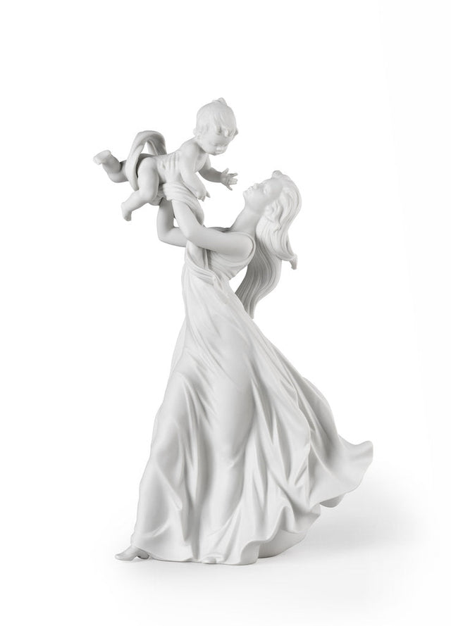 010 - 09430 - LLADRO® Figur 'My Little Sweetie Mother Figurine. Matte White - 46cm' 01009430