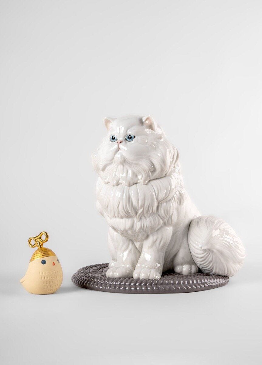 010 - 09688 - LLADRO® Figur Perserkatze Skulptur 26x25x26cm 01009688 2023