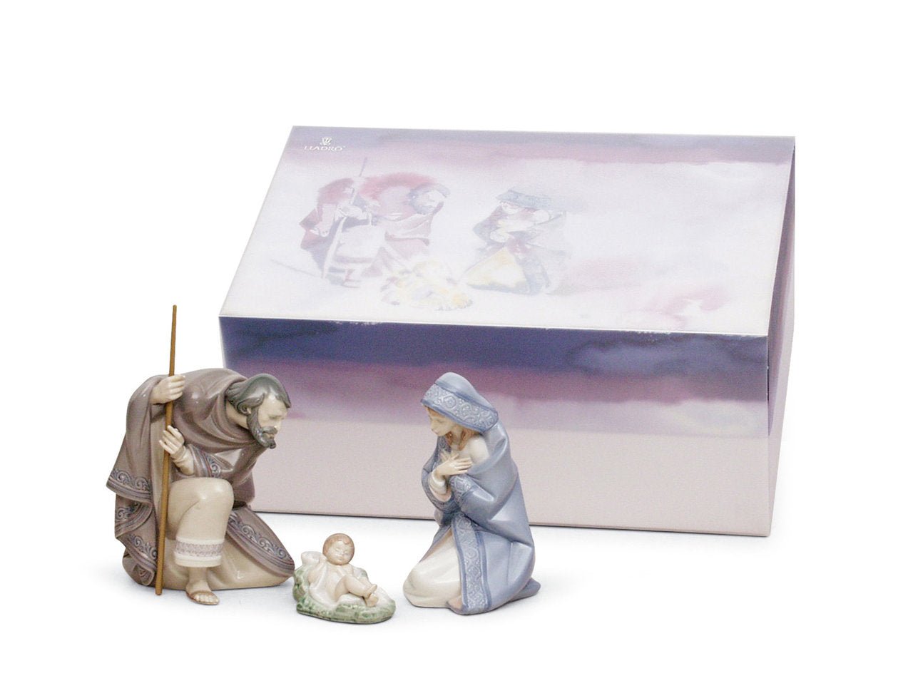 010 - 07804 - LLADRO® Figurine »Set Nuit silencieuse (Porcelaine)« 01007804