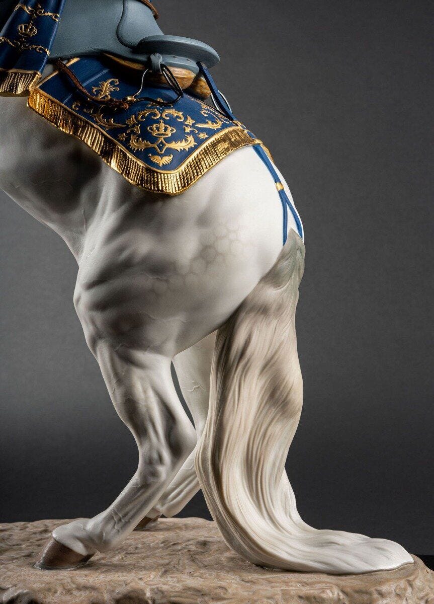 010 - 02031 - LLADRO® Figura Spanish Pure Breed - Haute École 61x44x24cm 01002031 2023 limitada