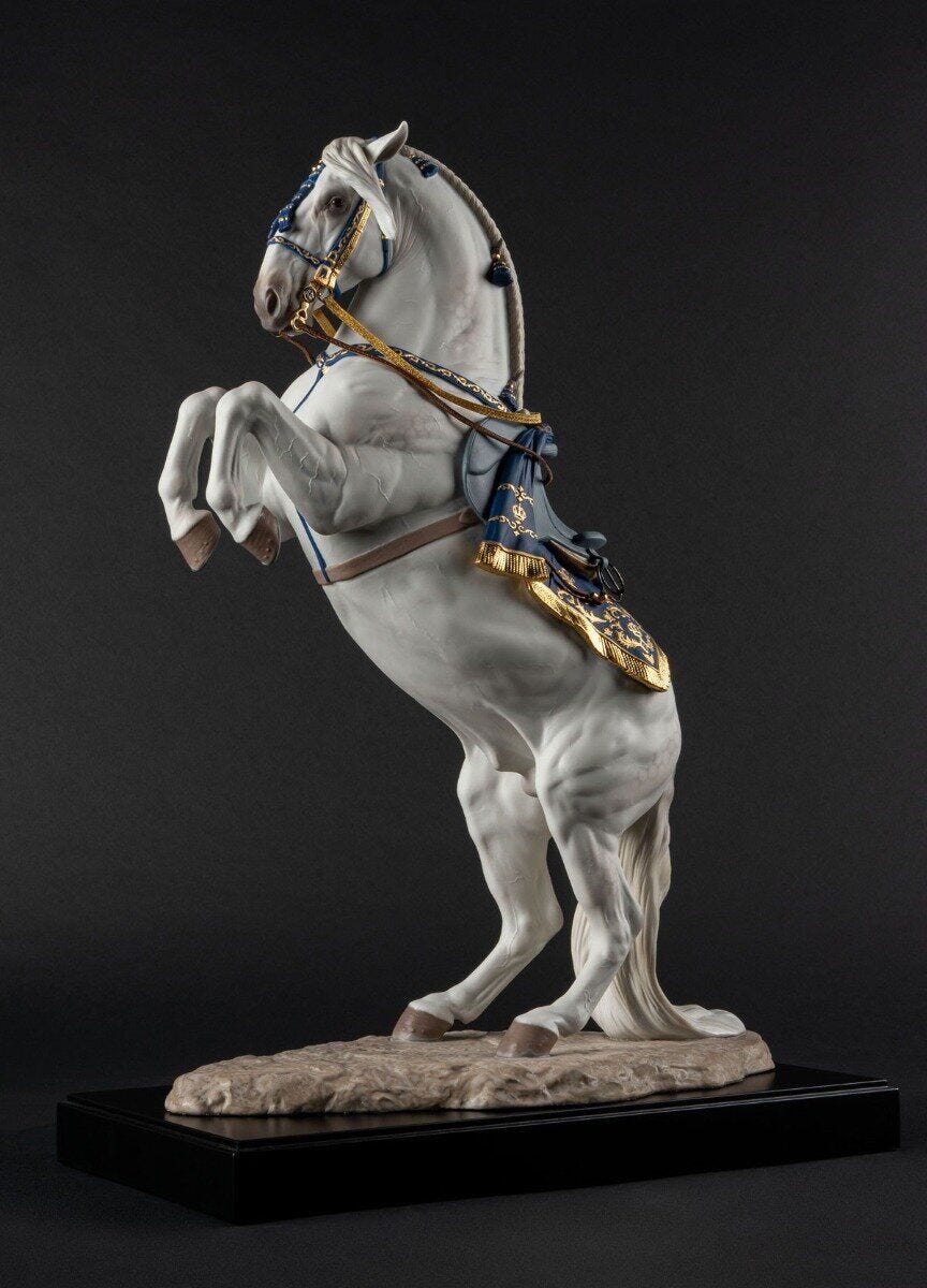 010 - 02031 - LLADRO® Figura Spanish Pure Breed - Haute École 61x44x24cm 01002031 2023 limitada