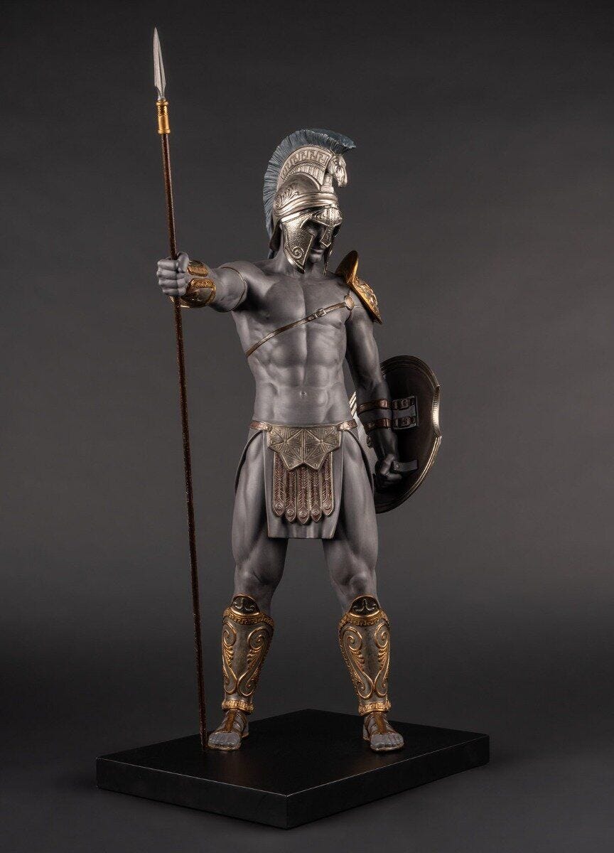 010 - 09695 - LLADRO® Figur Spartan 71x44x26cm 01009695 2023