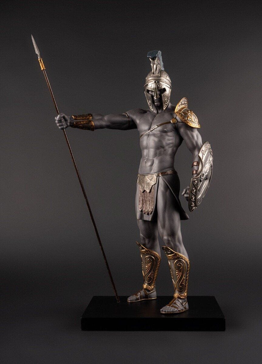 010 - 09695 - LLADRO® Figur Spartan 71x44x26cm 01009695 2023