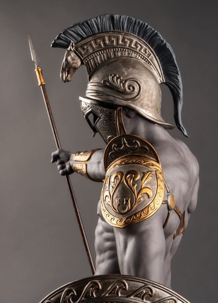 010 - 09695 - LLADRO® Figur Spartan 71x44x26cm 01009695 2023
