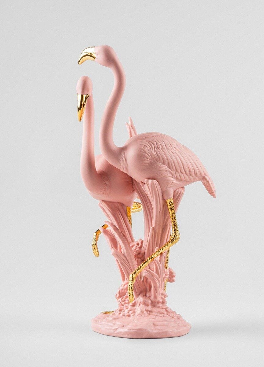 010 - 09675 - LLADRO® Figur The Flamingos 33x15x17cm pink 01009675 2023