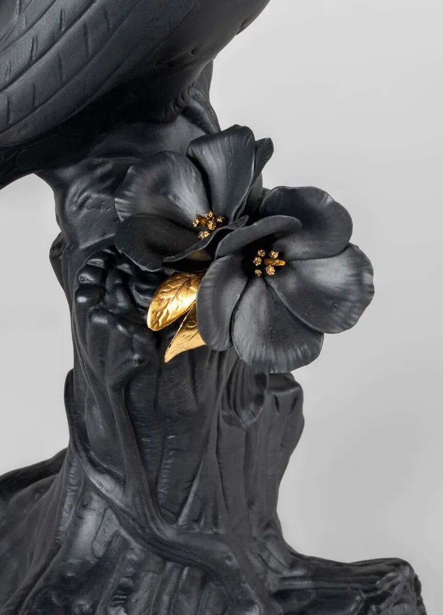 010 - 09712 - LLADRO® Figur Toucan - Tukan schwarz - gold 38x19x28cm 01009712 2023 limitiert