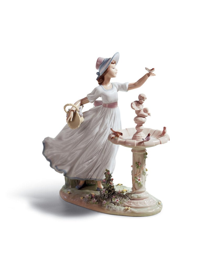 010 - 06106 - LLADRO® Figur »Vogel Am Brunnen« 01006106