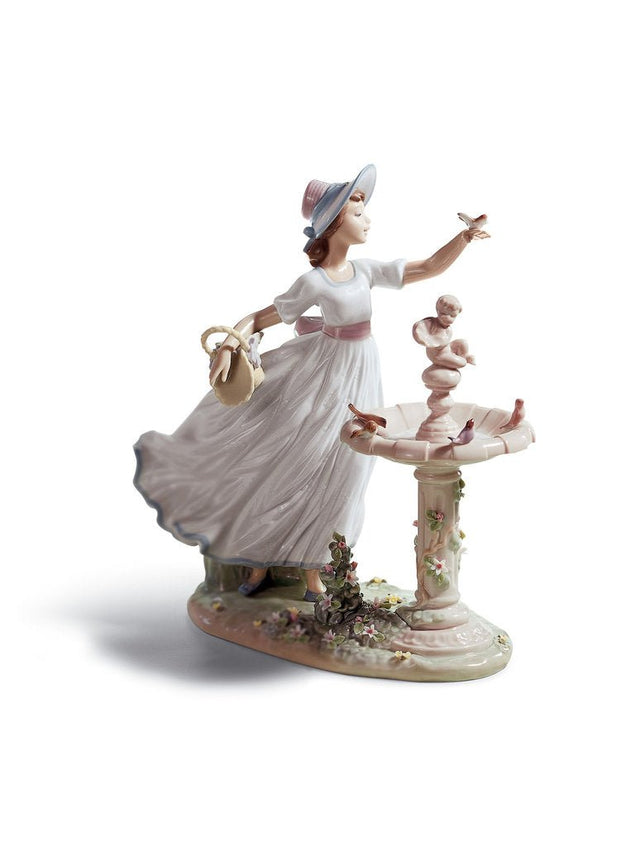 010 - 06106 - LLADRO® Figur »Vogel Am Brunnen« 01006106