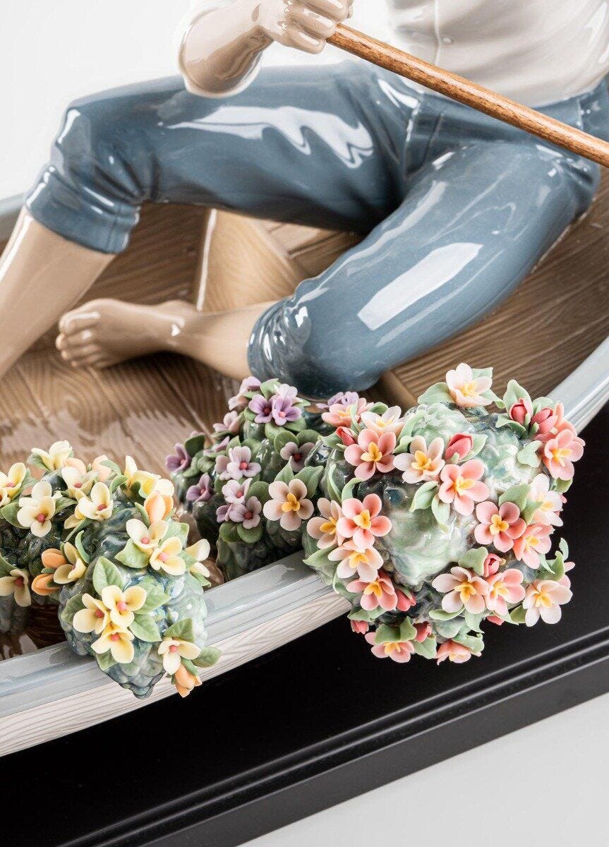 010 - 02034 - LLADRO® Romance on the Lake - Romantik am See 31x58x22cm 01002034 2023 limitiert