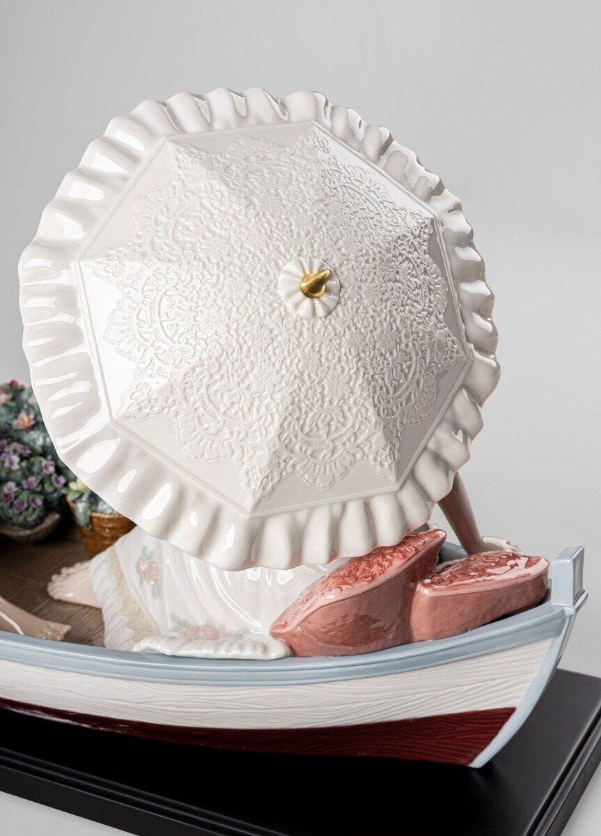 010 - 02034 - LLADRO® Romance on the Lake - Romantik am See 31x58x22cm 01002034 2023 limitiert