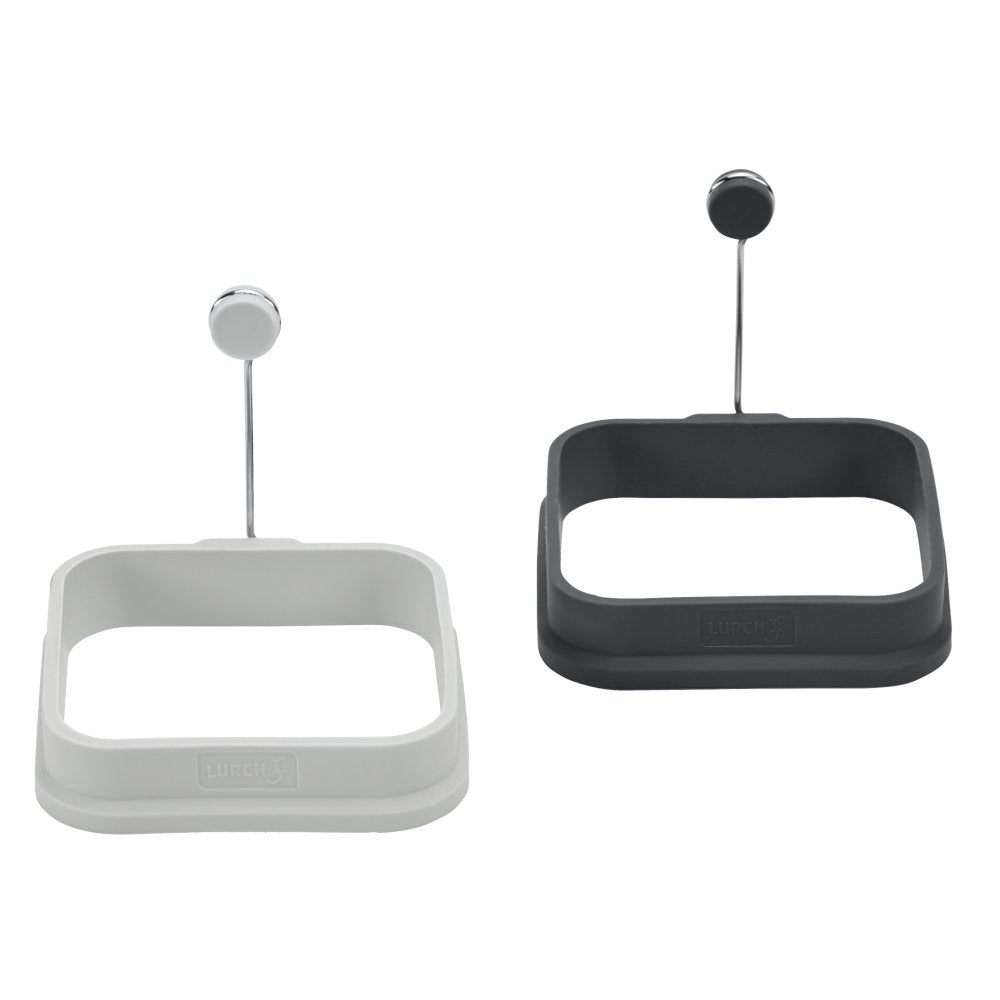 LUR - 00070273 - LURCH 'Eierformer Quadrat 2er Set light - /iron grey'