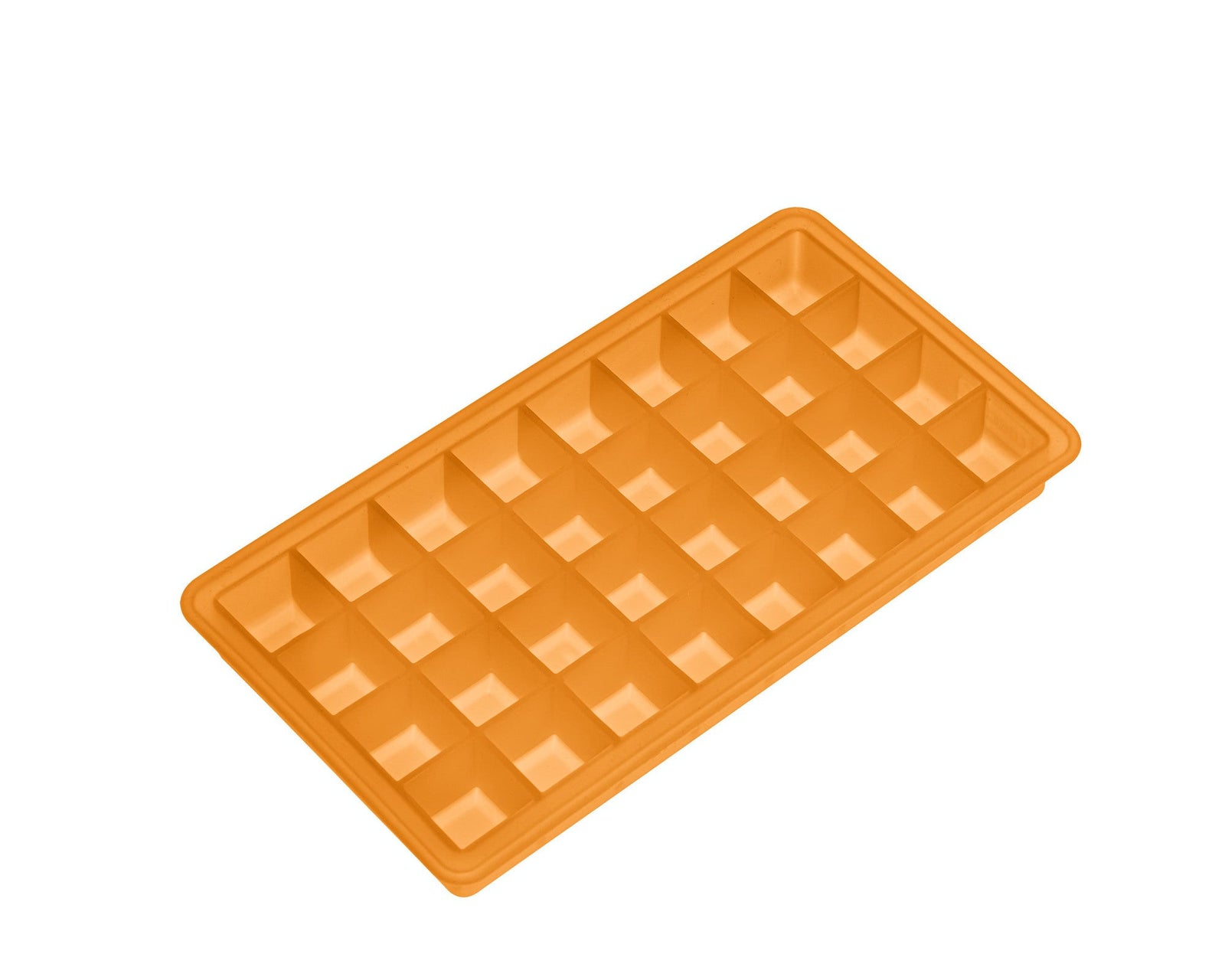 L00010427 - LURCH Eiswürfelform Würfel 2cm mango Form für 32 Eiswürfel