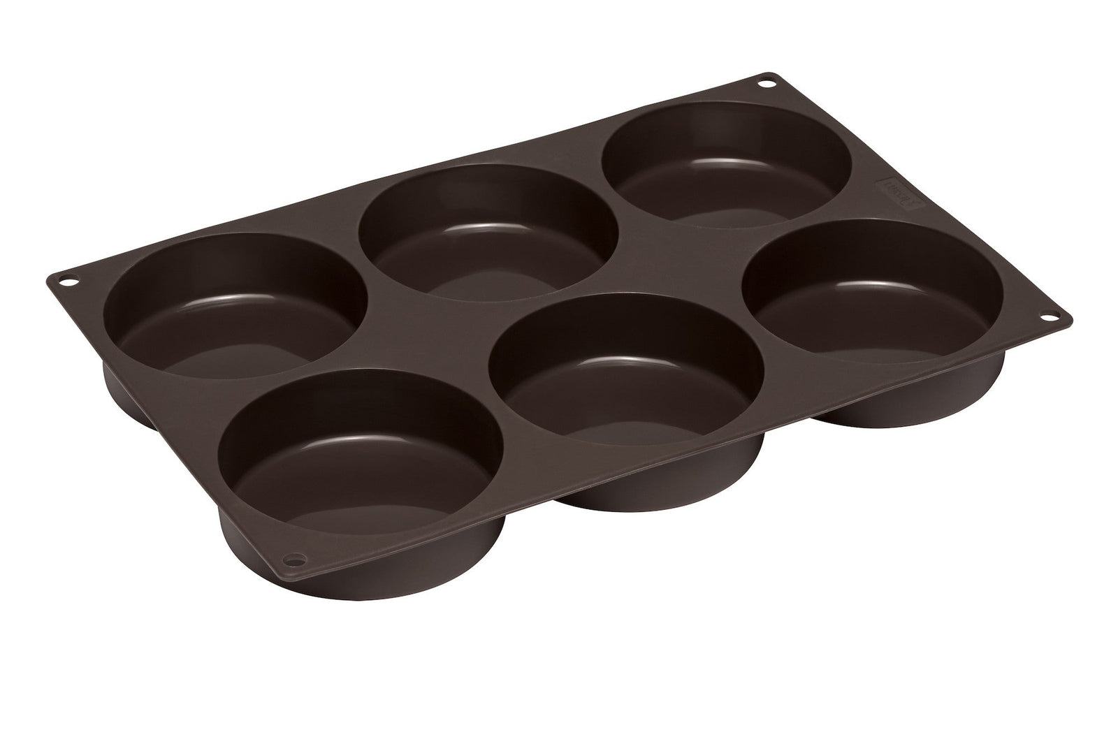 L00085086 - LURCH FlexiForm BurgerBun Size M Ø8,5cm 6fach braun