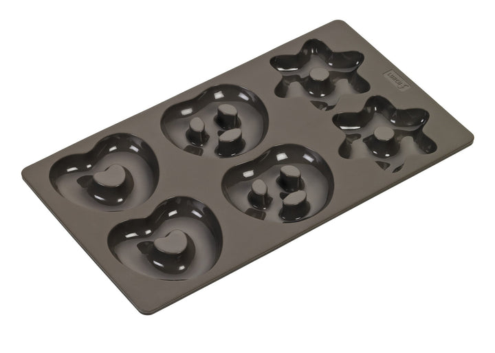 L00065033 - LURCH FlexiForm Lebkuchen Brezeln, Herzen, Sterne 17x30cm braun