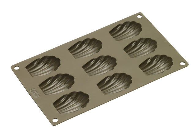 L00085025 - LURCH FlexiForm Madeleine 9 fois 30x17,5x1,8 cm brun