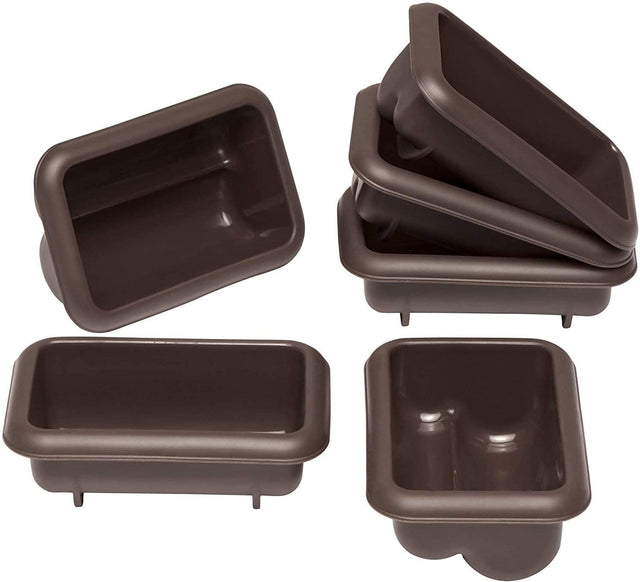 L00085077 - LURCH FlexiForm Mini Stollen 6er Set Silikon braun