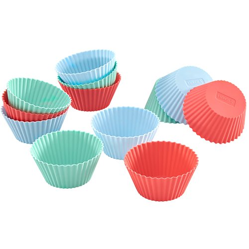 L00083013 - LURCH FlexiForm Muffinliner 12 Muffinförmchen Pastel Mix