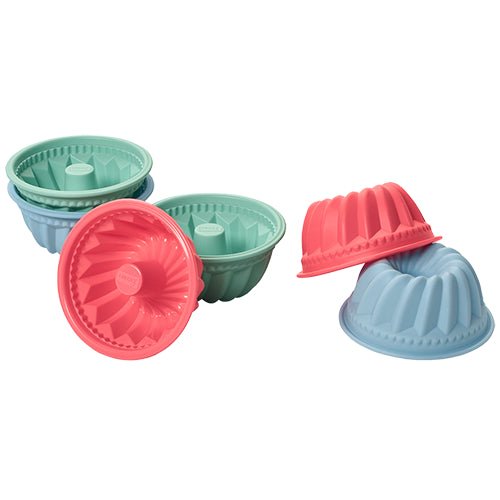L00083018 - LURCH FlexiForm Muffinliner Gugelhupf 6er Set Pastel Mix
