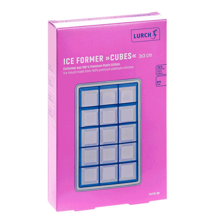 L00010450 - Lurch ICE FORMER Würfel 3x3cm eisblau