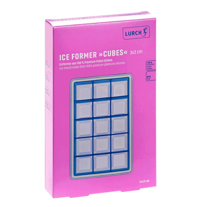L00010450 - Lurch ICE FORMER Würfel 3x3cm eisblau