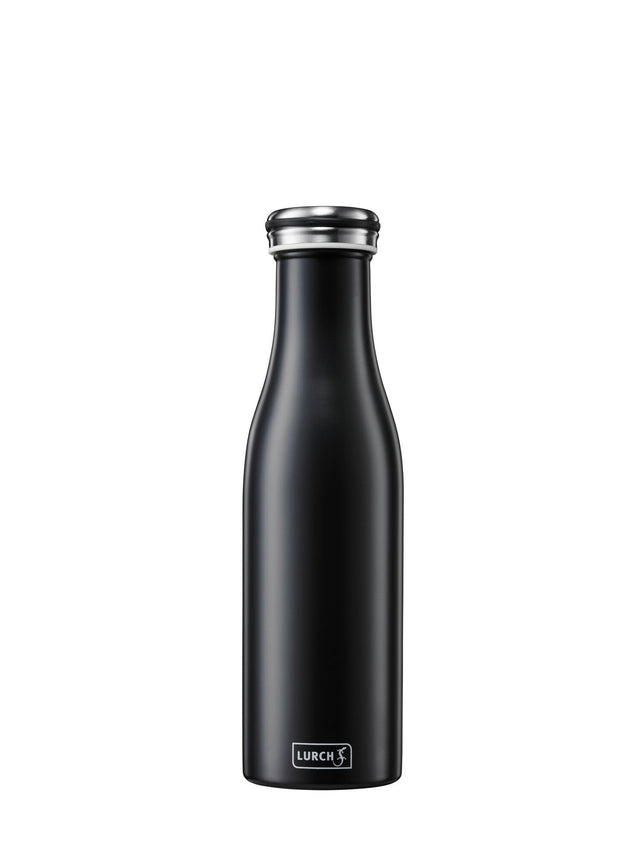 L00240908 - LURCH Isolier - Flasche Edelstahl 0,5l mattschwarz