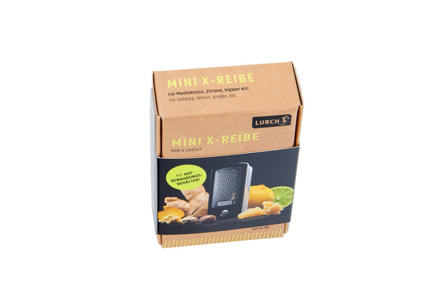 L00220441 - LURCH X - Serie RazorTech Reibe Mini Muskatnuss/fein schwarz