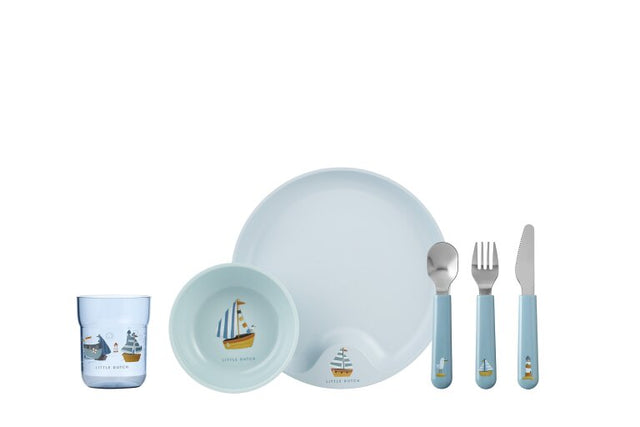 MP108041065244 - Mepal Set Kindergeschirr mio 6 - teilig "Sailors bay"