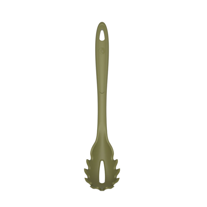 KOBL - 22048.53 - Pastalöffel, KochBlume, Silikon, Edelstahl, olive