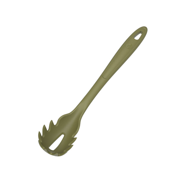 KOBL - 22048.53 - Pastalöffel, KochBlume, Silikon, Edelstahl, olive