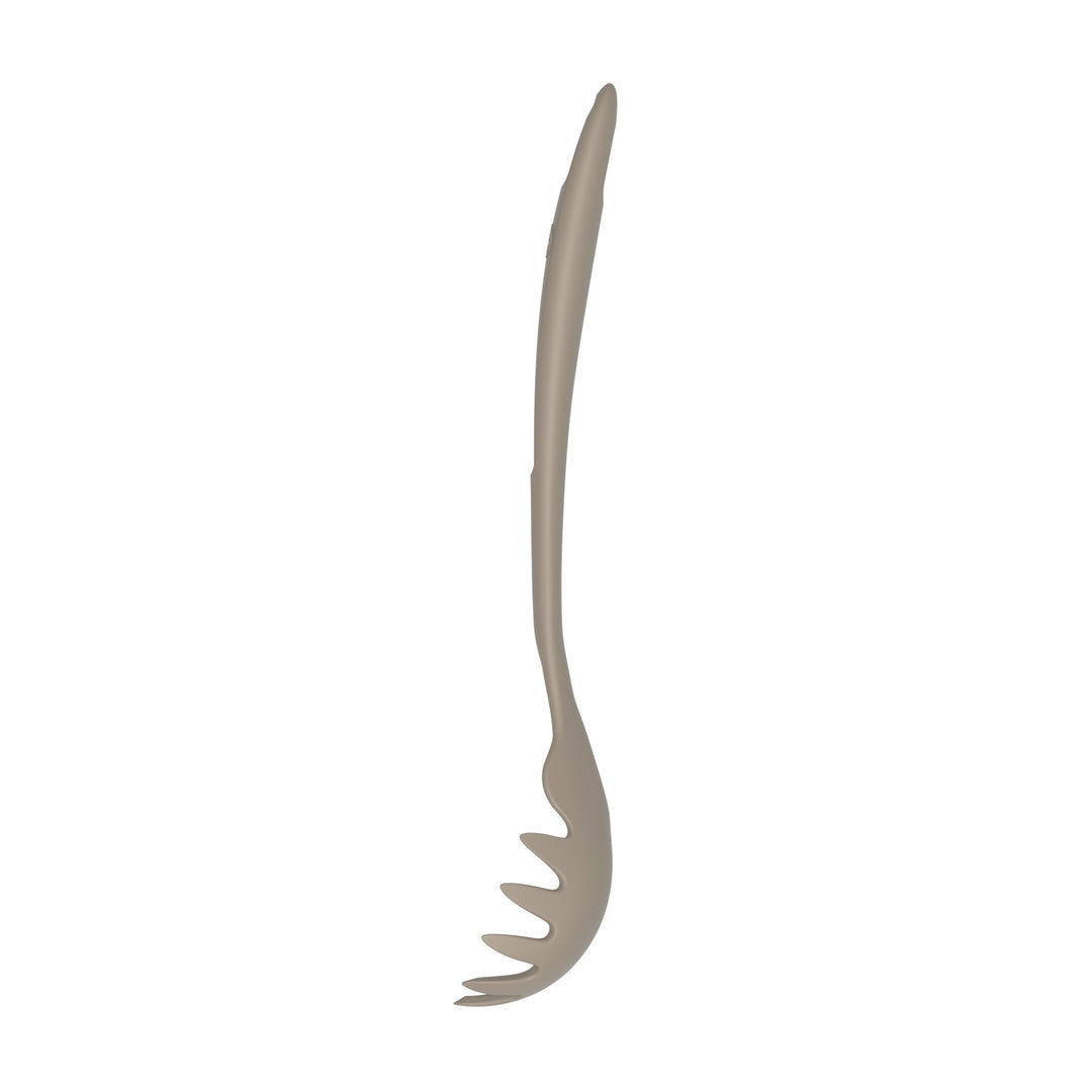 KOBL - 22048.12 - Pastalöffel 32cm, KochBlume, Silikon, Edelstahl, taupe