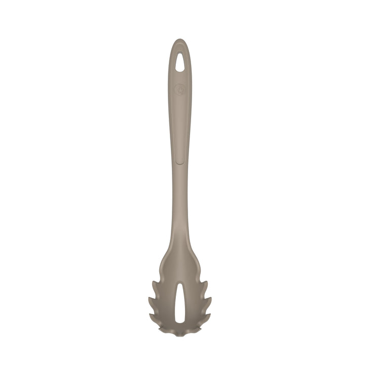 KOBL - 22048.12 - Pastalöffel 32cm, KochBlume, Silikon, Edelstahl, taupe