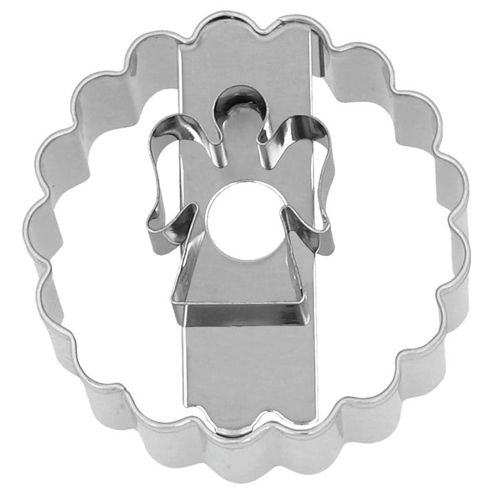 BI - 199897 - RBV Birkmann, Ausstechform Linzer Engel, Edelstah,l 5cm