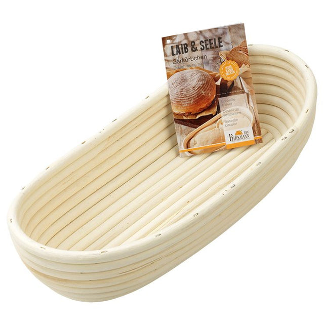 BI208988 - RBV Birkmann, Gärkörbchen länglich 30 x 14 cm H 65cm für Brote bis 1000gr