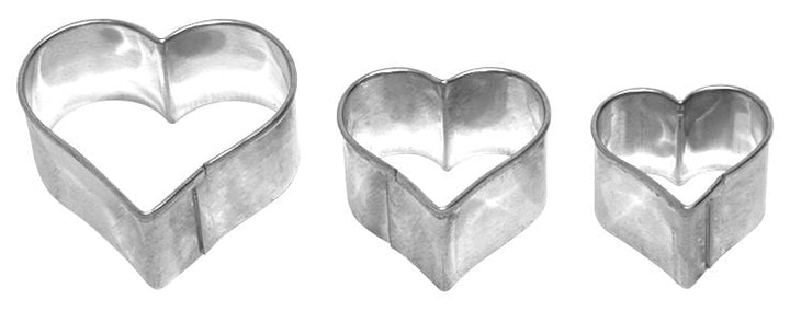 BI196001 - RBV Birkmann, Herz Set 3 - fach Terrase 3; 3,5; 4,5 cm&