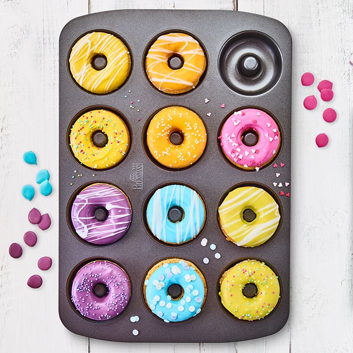 BI881624 - RBV Birkmann, Mini - Donut - Blech, 12 - fach D7cm, "Easy Baking"