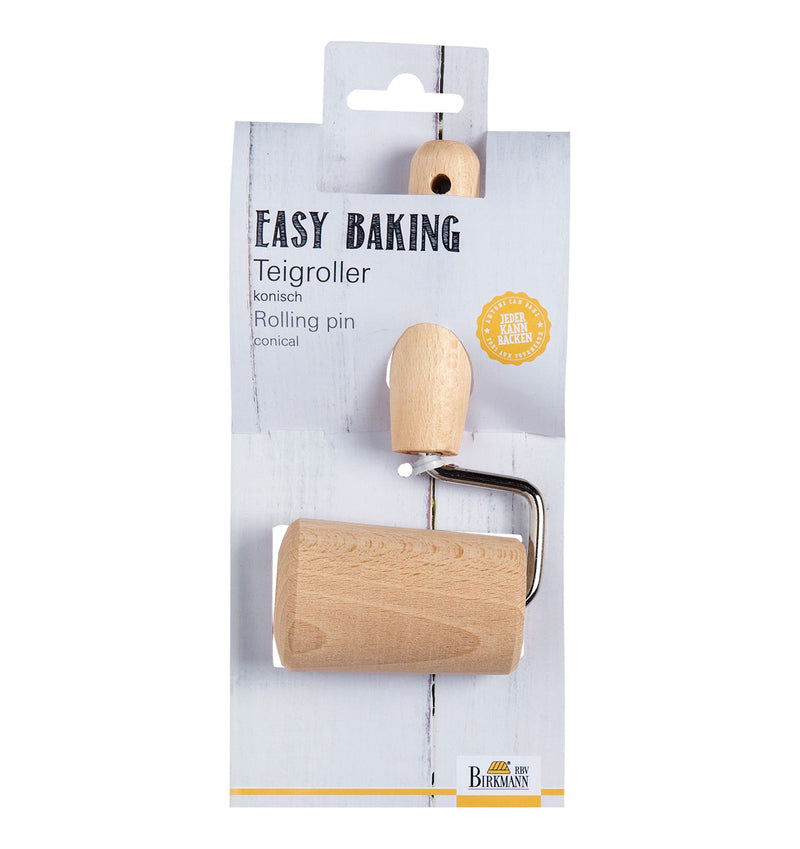 BI340534 - RBV Birkmann, Dough roller rolling pin with handle, conical 7 cm ***NEW***