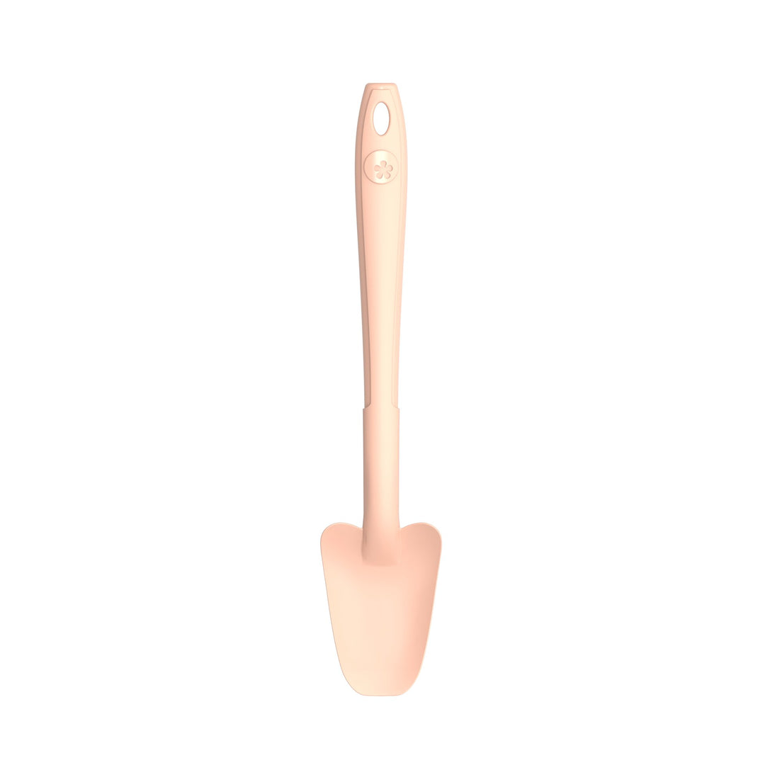 KOBL - 22974.51 - Restelöffel 20cm, KochBlume, Silikon, Edelstahl, altrosa