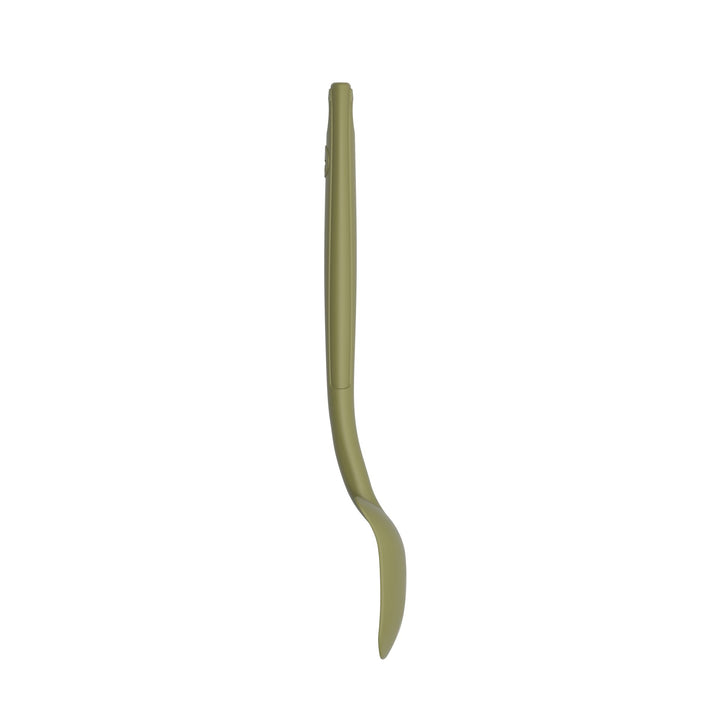 KOBL - 22974.53 - Restelöffel 20cm, KochBlume, Silikon, Edelstahl, olive