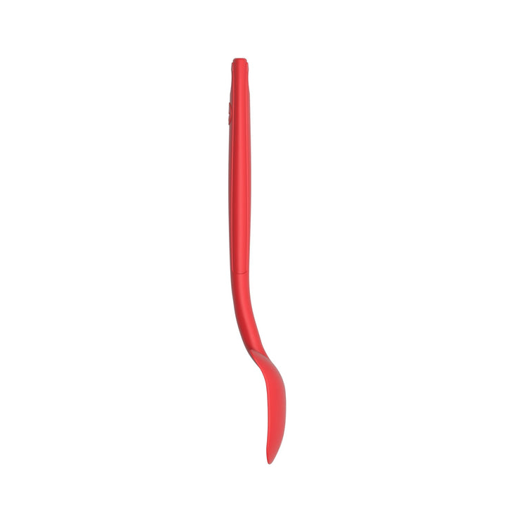 KOBL - 22974.04 - Restelöffel 20cm, KochBlume, Silikon, Edelstahl, rot