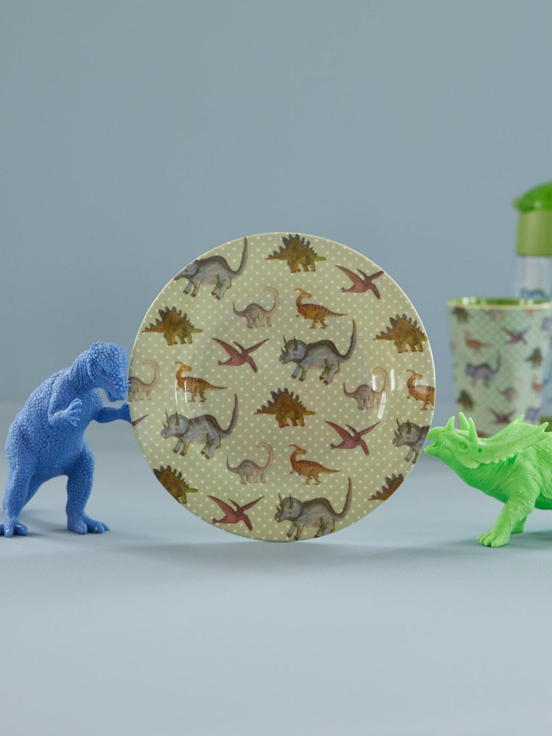 ri - MESPL - NDINO - rice - Kinderteller mit New Dino Aufdruck, 20cm