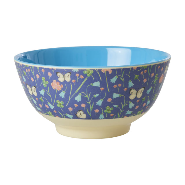 ri - MELBW - BUFI - rice - Schale mit Schmetterlingsfeld - Print - Medium, 700ml