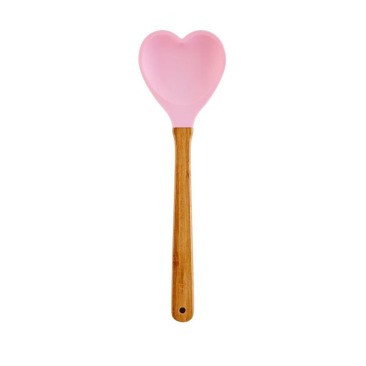 ri - KISPA - HEAXC16 - rosa - rice - Silikonlöffel in Herzform, 26cm